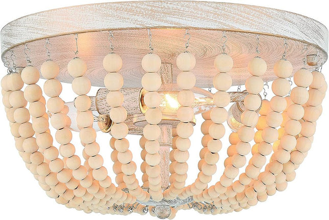 Gold And White Unique Statement Three Light Metal Dimmable Flush Chandelier HomeRoots