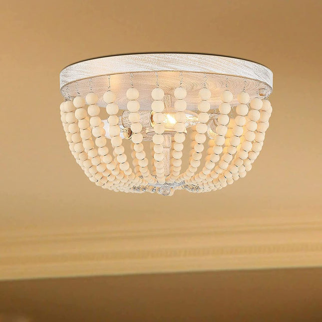 Gold And White Unique Statement Three Light Metal Dimmable Flush Chandelier HomeRoots