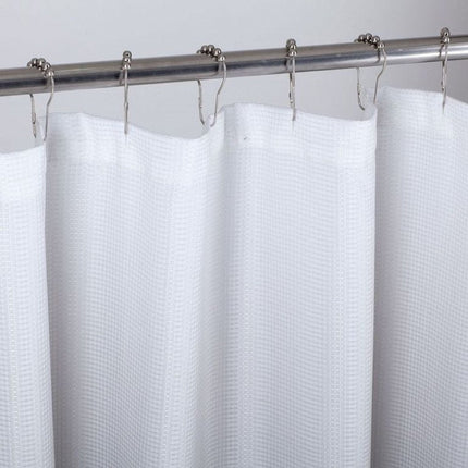 72" White And Black Ombre Shower Curtain HomeRoots