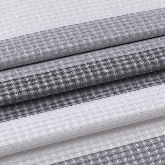 72" White And Gray Striped Shower Curtain HomeRoots
