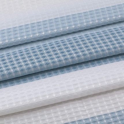72" White And Blue Striped Shower Curtain HomeRoots