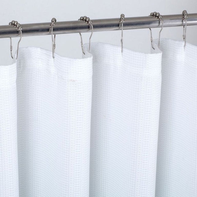 72" White And Sea Green Ombre Shower Curtain HomeRoots