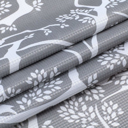 72" Gray And White Bird Shower Curtain HomeRoots