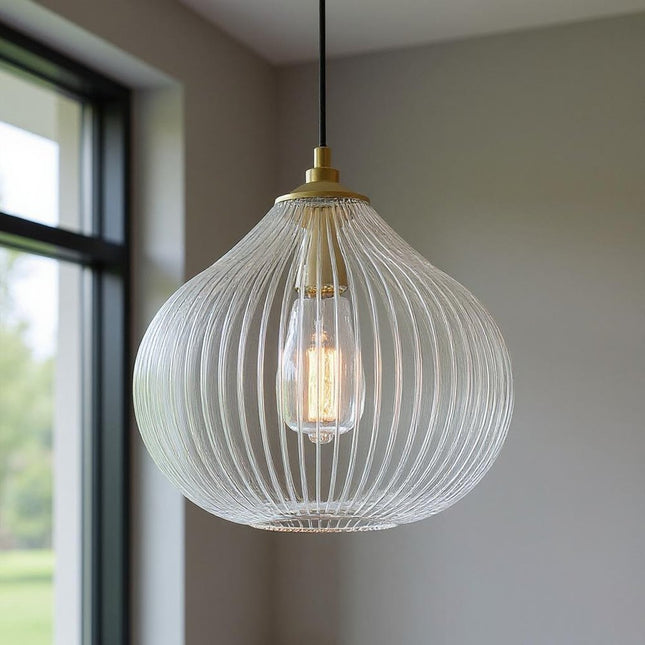 Clear Kitchen Island Metal Dimmable Chandelier With Clear Shades HomeRoots