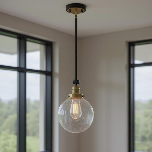 Black Kitchen Island Metal Dimmable Chandelier With Clear Shades HomeRoots