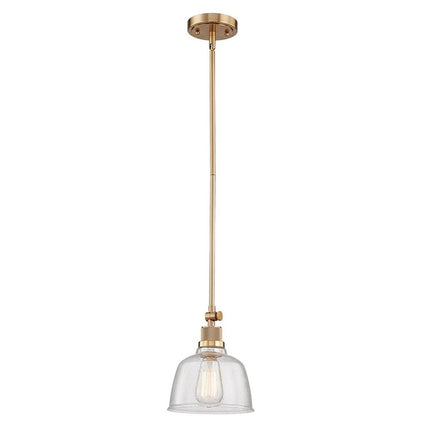 Gold Kitchen Island Metal Dimmable Chandelier With Clear Shades