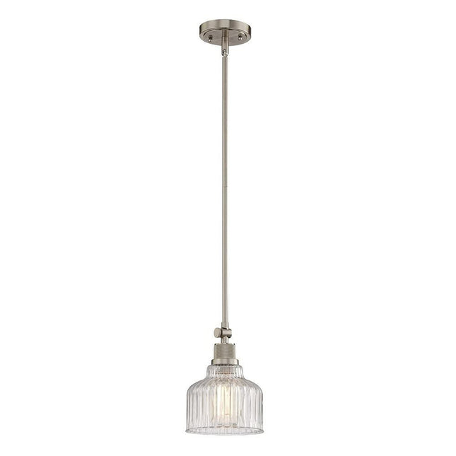 Nickel Kitchen Island Metal Dimmable Chandelier With Clear Shades HomeRoots