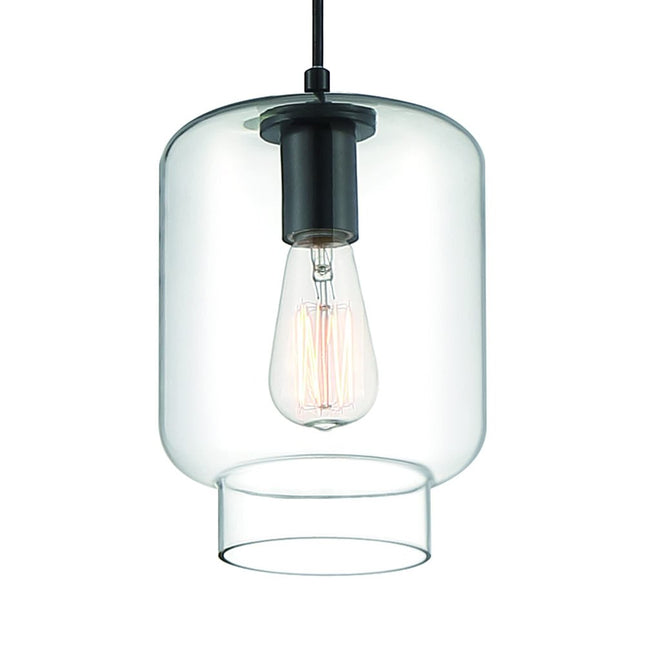 Black Candle Style Metal Dimmable Chandelier With Clear Shades HomeRoots