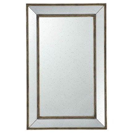 43" Silver Wood Framed Accent Mirror HomeRoots