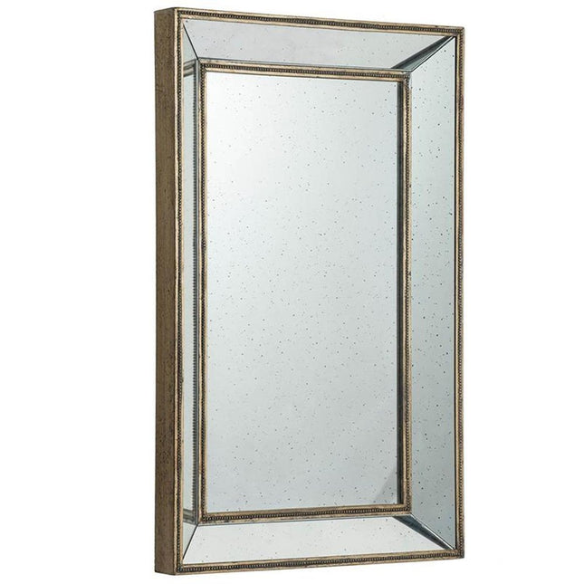 43" Silver Wood Framed Accent Mirror HomeRoots