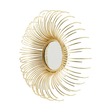 Set of Five Gold Sunburst Metal Framed Mirror Set HomeRoots