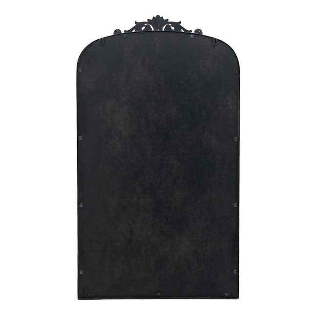 42" Black Arch Iron Framed Accent Mirror HomeRoots