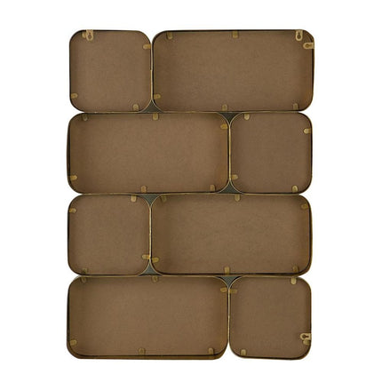 32" Gold Iron Framed Accent Mirror HomeRoots