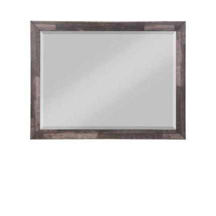 36" Brown Wood Framed Mounted Dresser Mirror HomeRoots