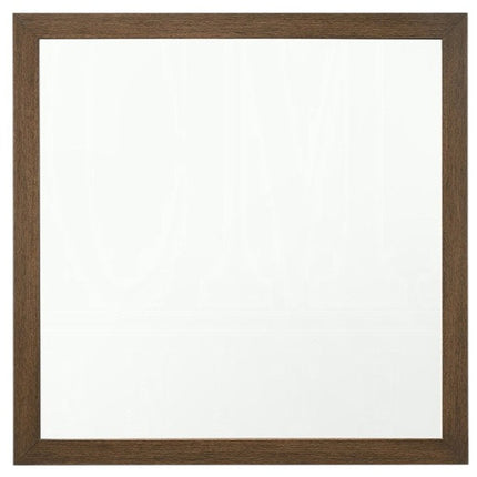 40" Square Wood Framed Accent Mirror HomeRoots