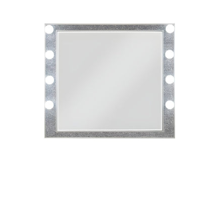 36" Square Wood Framed Mounted Dresser Mirror