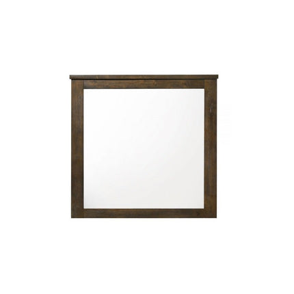 40" Square Wood Framed Mounted Dresser Mirror HomeRoots