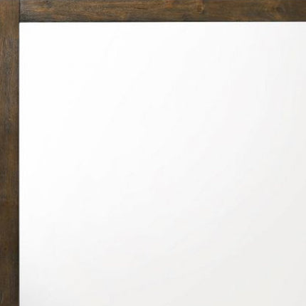 40" Square Wood Framed Mounted Dresser Mirror HomeRoots
