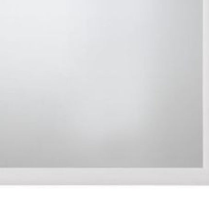 35" White Square Wood Framed Mounted Dresser Mirror HomeRoots