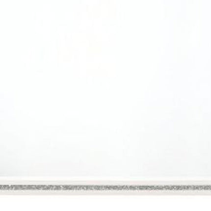 35" White Wood Framed Mounted Dresser Mirror HomeRoots
