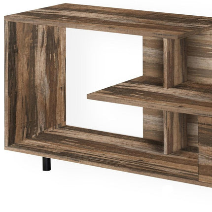 47" Brown Cabinet Enclosed Storage TV Stand HomeRoots