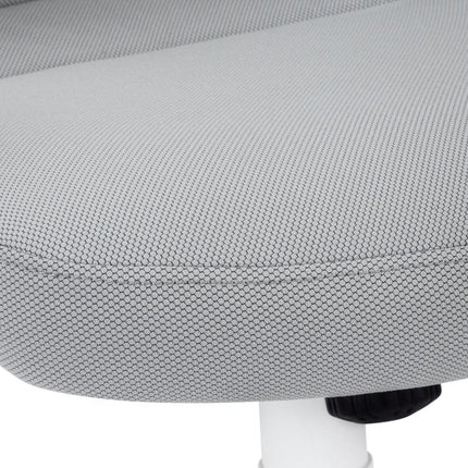 Gray and White Rolling Drafting Chair HomeRoots