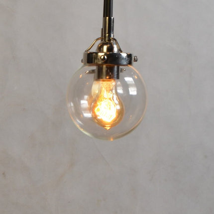 Silver Sputnik Eight Light Metal and Iron Chandelier With Clear Shades HomeRoots