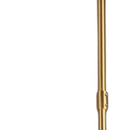 Brass Sputnik Six Light Metal Chandelier With White Shades
