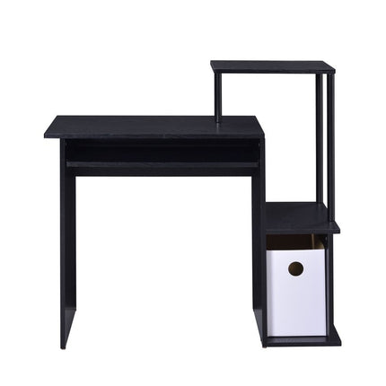 37" Black Computer Desk HomeRoots