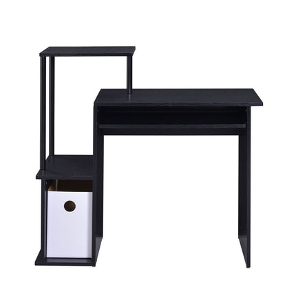 37" Black Computer Desk HomeRoots