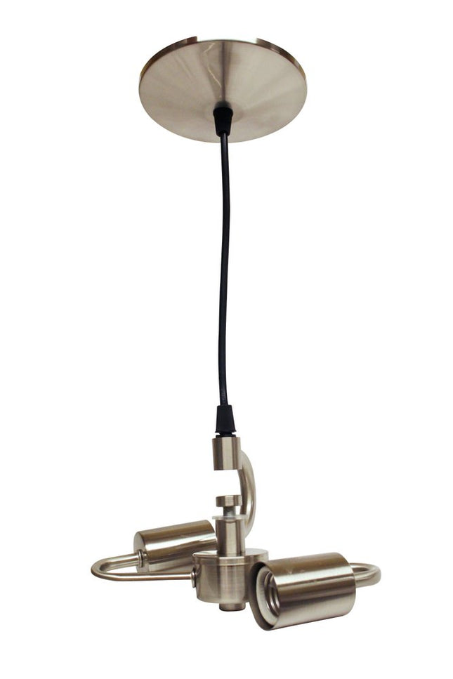 Brass Bulb Two Light Metal Chandelier HomeRoots