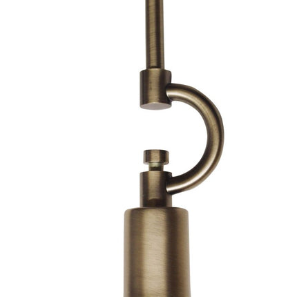 Brass Bulb Metal Chandelier