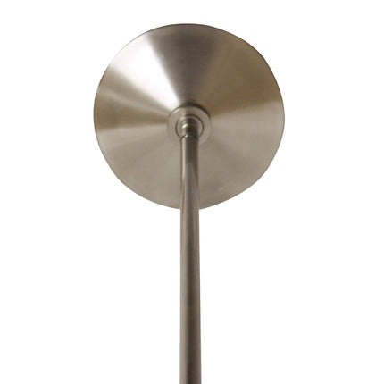 Nickel Bulb Two Light Metal Chandelier HomeRoots