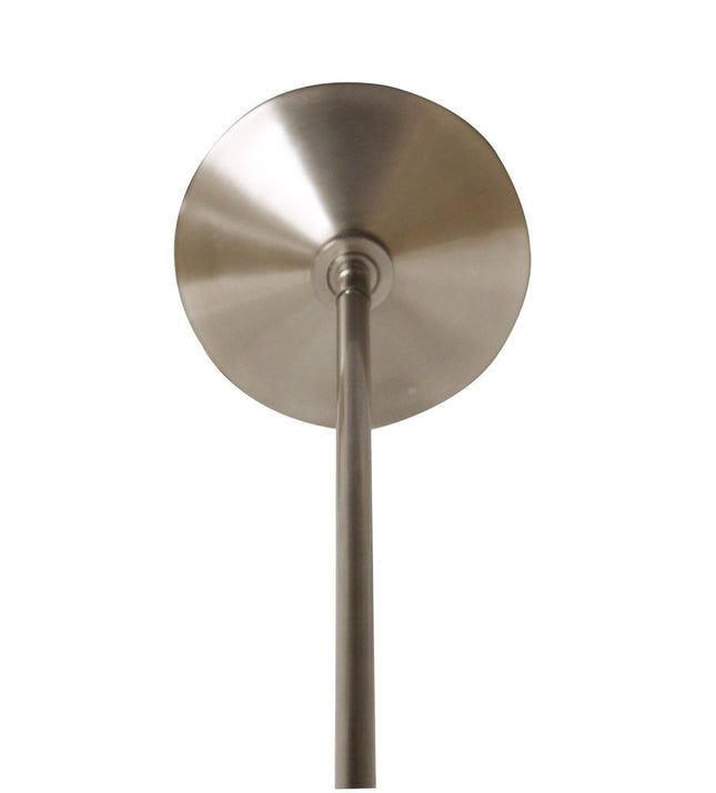 Nickel Bulb Two Light Metal Chandelier HomeRoots