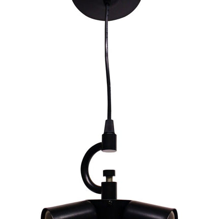 Black Bulb Three Light Metal Chandelier HomeRoots
