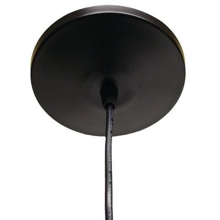 Black Bulb Three Light Metal Chandelier HomeRoots