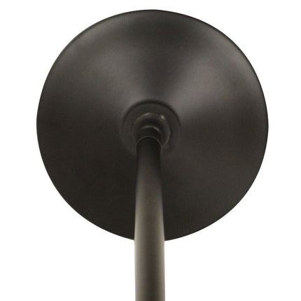 Black Bulb Metal Chandelier