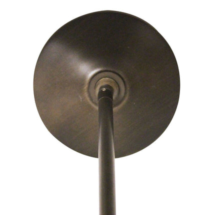 Bronze Bulb Two Light Metal Chandelier