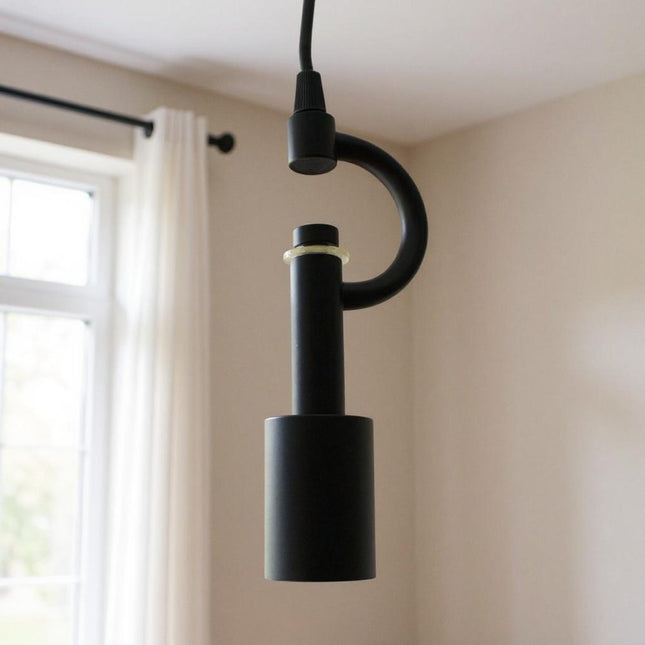 Black Bulb Metal Chandelier HomeRoots