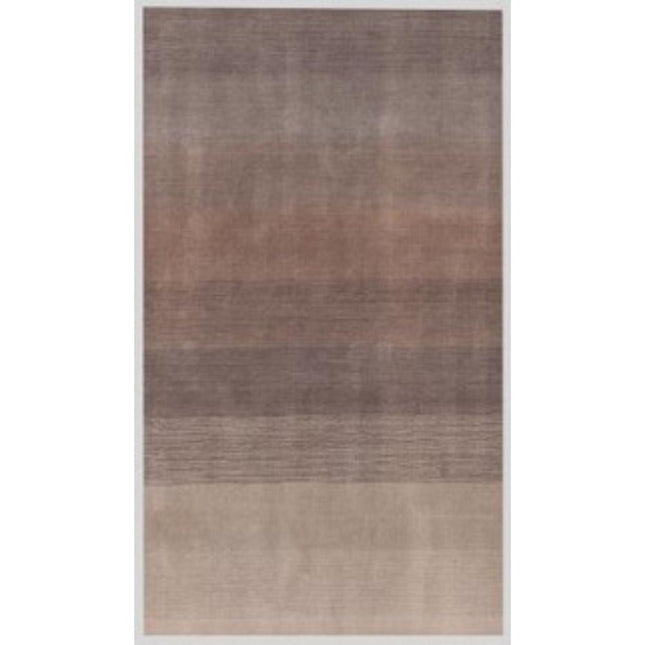 9' X 12' Violet Taupe And Brown Ombre Hand Loomed Area Rug HomeRoots