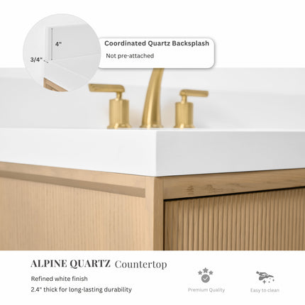 Momo 84" Bath Vanity Set Ancerre Designs