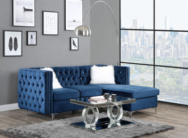 Acme Jaszira Modular Sectional Set - Burgundy - 57340-Lounge Set-Blue ACME Furniture