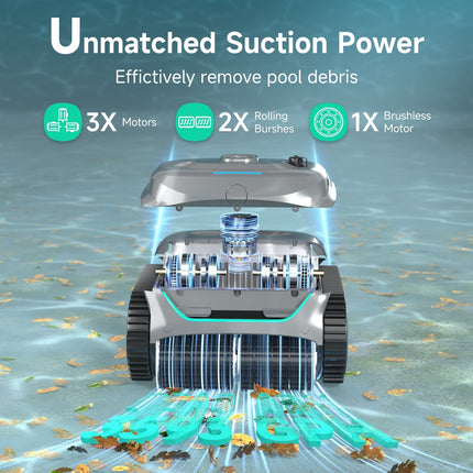 (2026 Upgrade) WYBOT C2 Cordless Robotic Pool Cleaner WYBOT