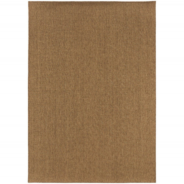 9' X 13' Tan Indoor Outdoor Area Rug HomeRoots
