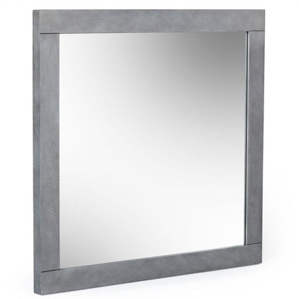 35" Gray Wood Framed Accent Mirror HomeRoots