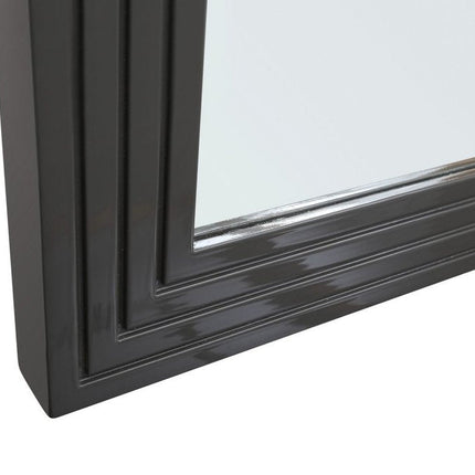 36" Gray Wood Framed Accent Mirror HomeRoots
