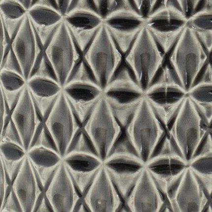 8" Gray Geometric Bud Terracotta Table Vase HomeRoots