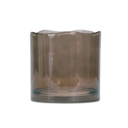 6" Brown Cylinder Glass Table Vase HomeRoots
