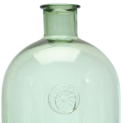 12" Green Bud Glass Table Vase HomeRoots