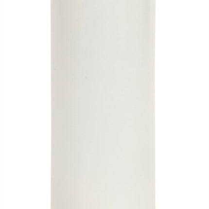 Set of Two White Flameless Pillar Candles HomeRoots
